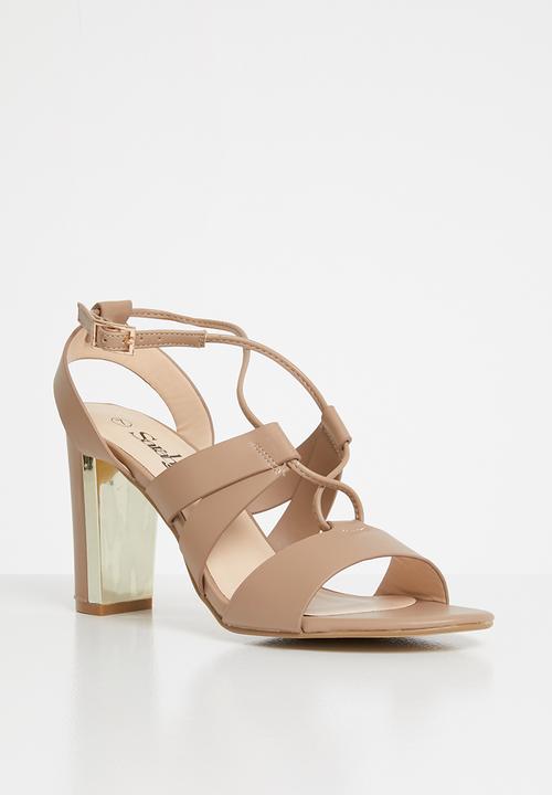 Sarah J - Strappy  heels - beige