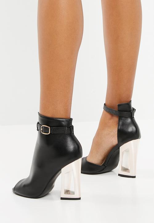 Dolce Vita - Asymmetrical bootie heels - black