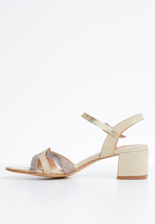 Butterfly Feet - Tinna block heel - beige