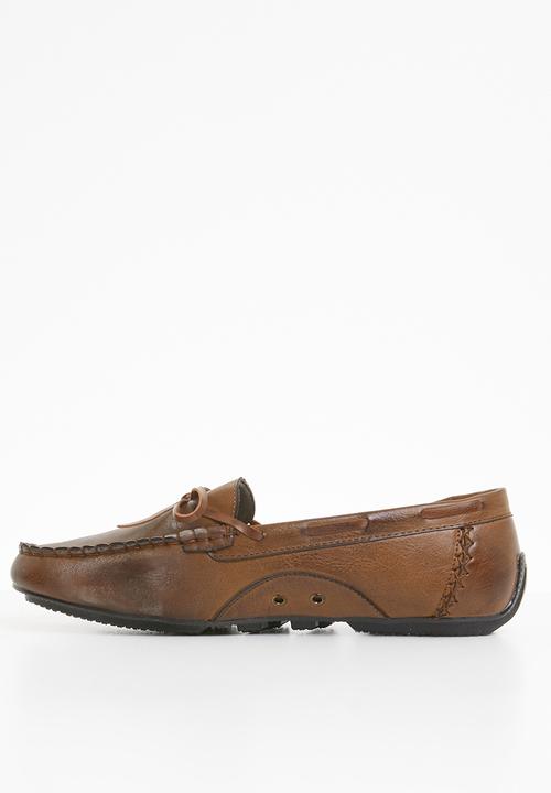 STYLE REPUBLIC - Bonded leather loafers - brown 
