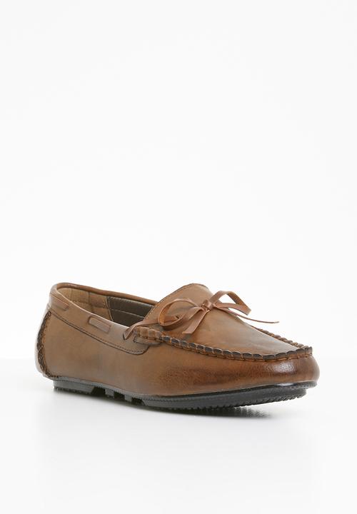 STYLE REPUBLIC - Bonded leather loafers - brown 