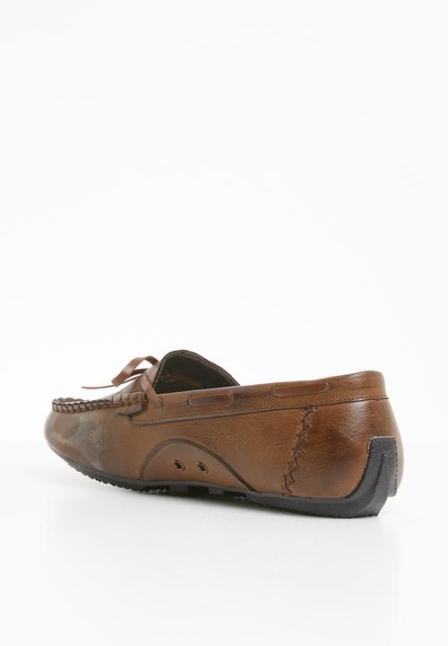 STYLE REPUBLIC - Bonded leather loafers - brown 