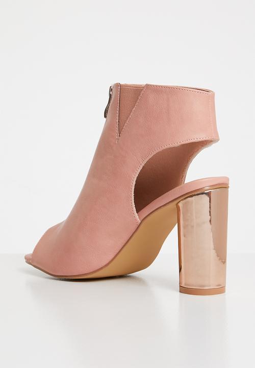 Jada - Metallic detail heels - pink
