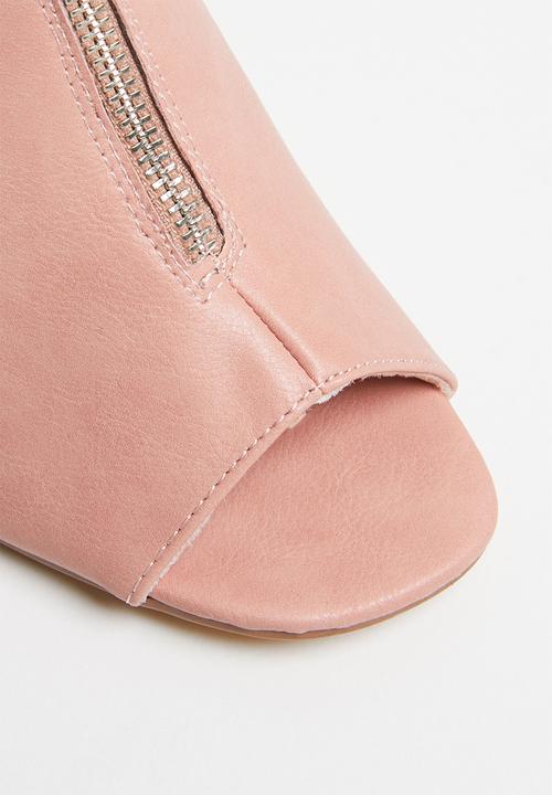 Jada - Metallic detail heels - pink