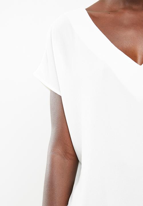 Superbalist - V-neck blouse - white