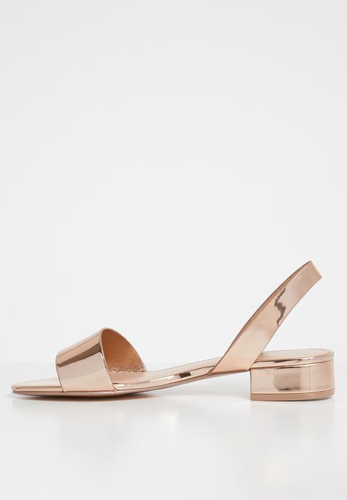 ALDO - Candice heeled sandal metallic - rose gold 