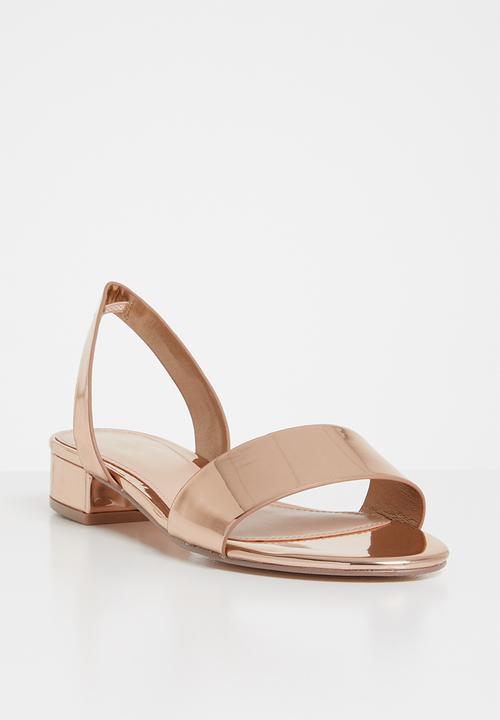ALDO - Candice heeled sandal metallic - rose gold 