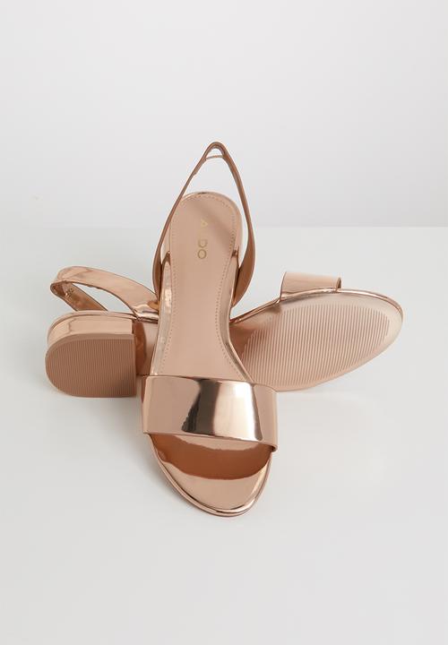 ALDO - Candice heeled sandal metallic - rose gold 