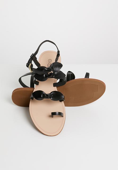Miss Black - Hania sandal - black