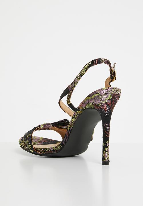 Miss Black - Aneka strappy heels - black