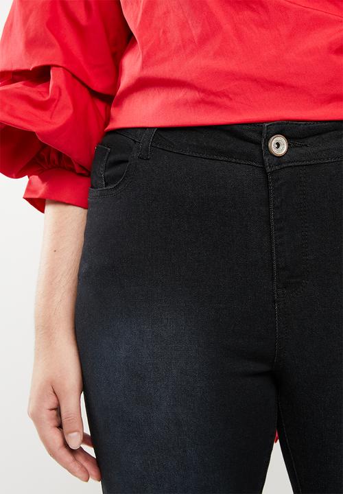 Brave Soul - Plus size Alice 5-pocket jeans - black