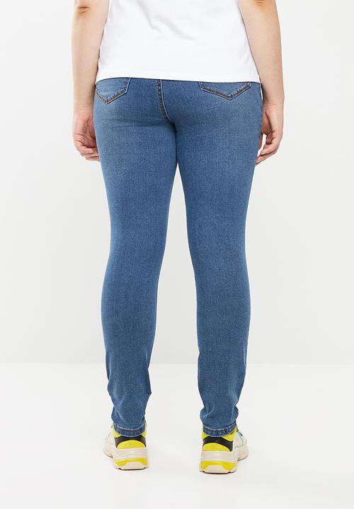 Brave Soul - Plus size Alice 5-pocket jeans - blue