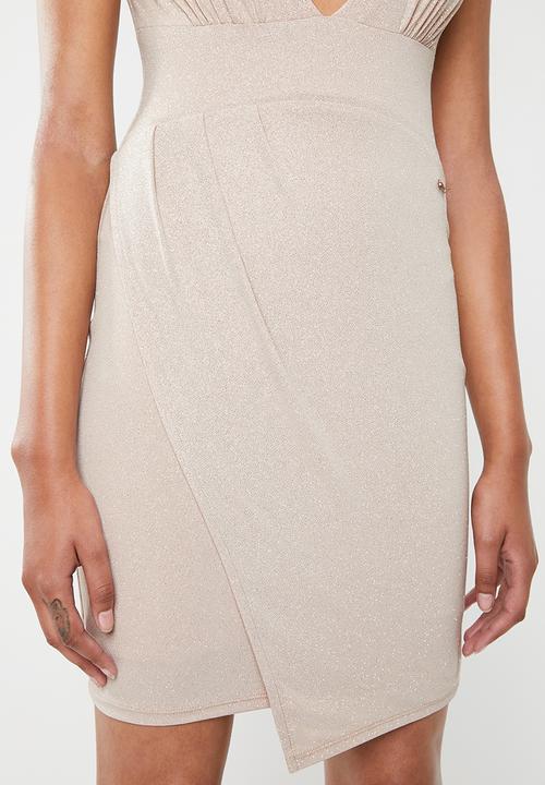 SISSY BOY - Sparkle club dress - beige