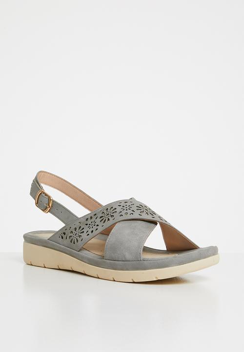 Butterfly Feet - Shifa strappy sandals - grey