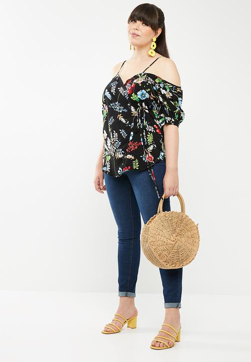 STYLE REPUBLIC PLUS - Cold shoulder blouse - multi