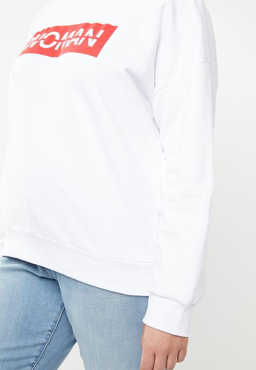 STYLE REPUBLIC PLUS - Woman sweater - white