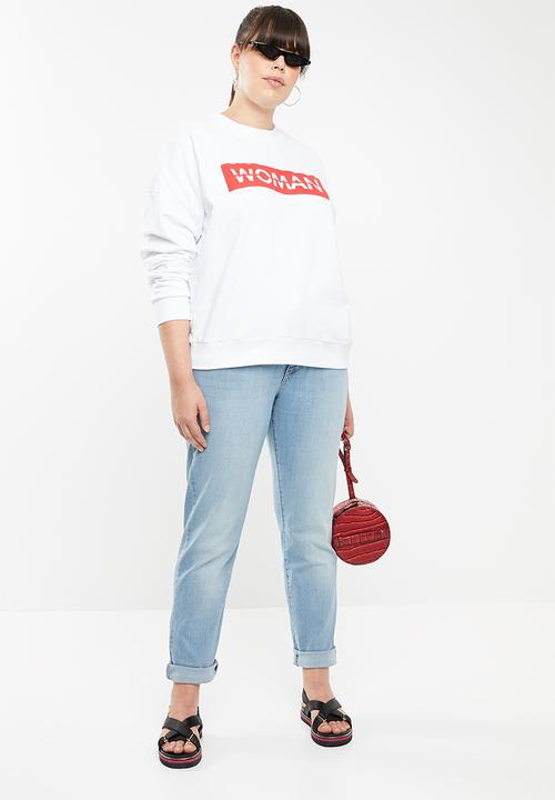 STYLE REPUBLIC PLUS - Woman sweater - white