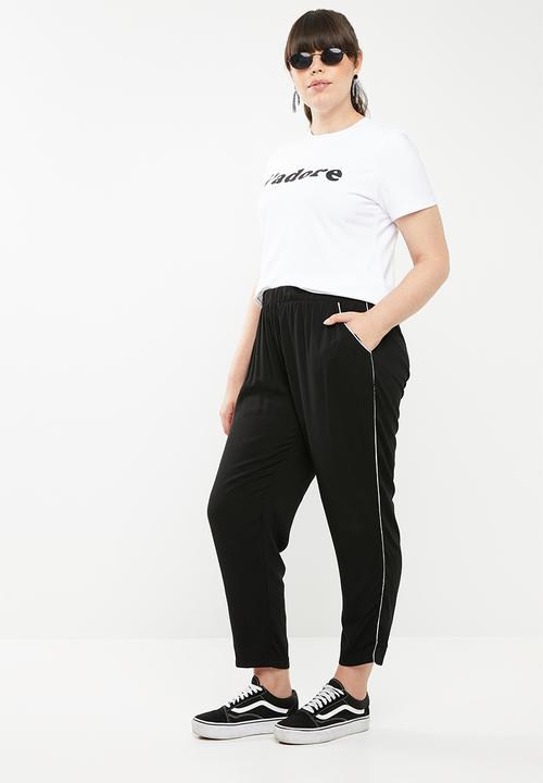 STYLE REPUBLIC PLUS - J'adore T-shirt - white & black