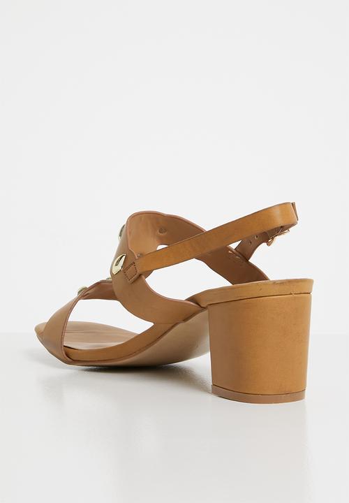 Butterfly Feet - Zohra block heel - brown 