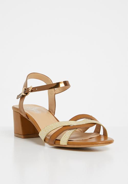 Butterfly Feet - Tinna block heel - brown