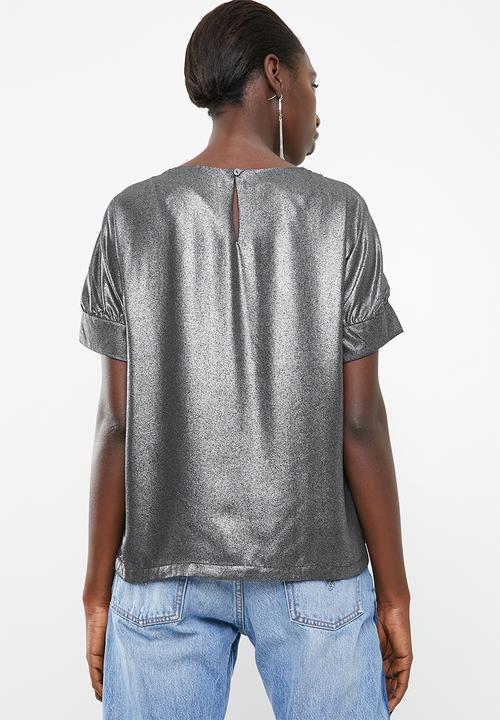 Vero Moda - Bam short sleeve top - black