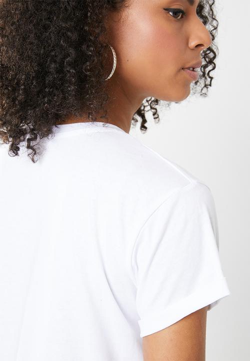 Cotton On - Tbar fox graphic T-shirt - white 
