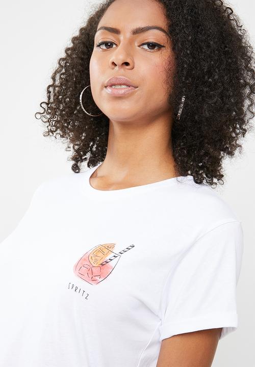 Cotton On - Tbar fox graphic T-shirt - white 