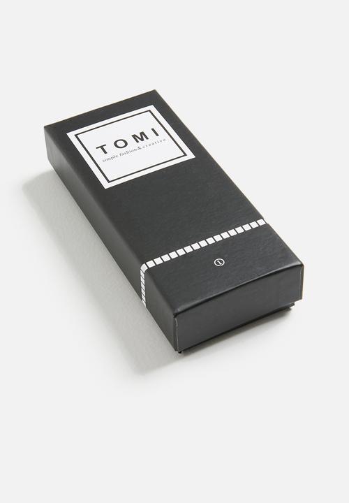 TOMI - Square up time watch - black