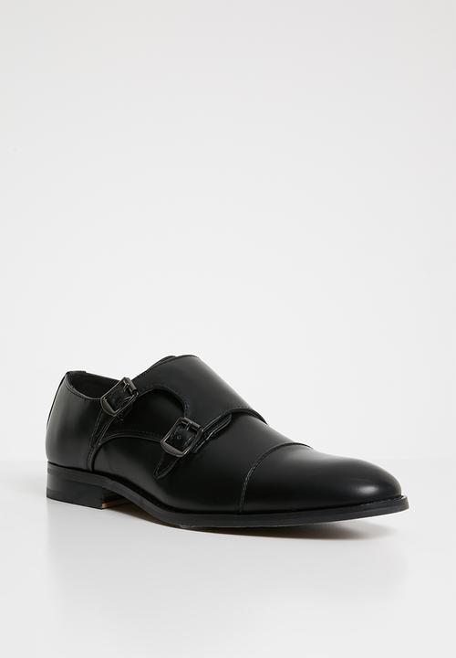 Superbalist - Austin monk strap shoe - black