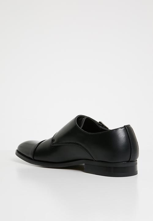 Superbalist - Austin monk strap shoe - black