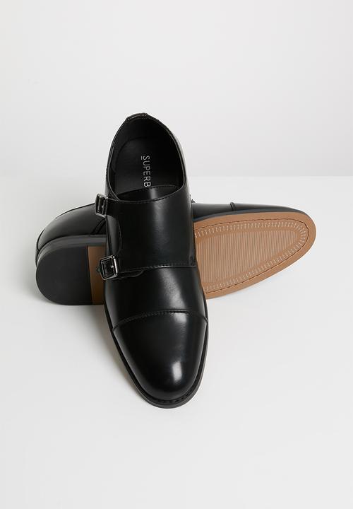Superbalist - Austin monk strap shoe - black