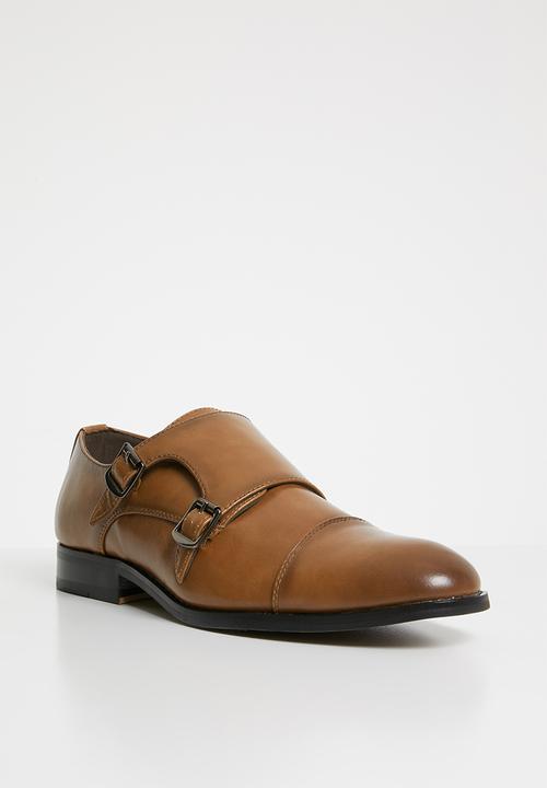 Superbalist - Austin monk strap shoe - tan