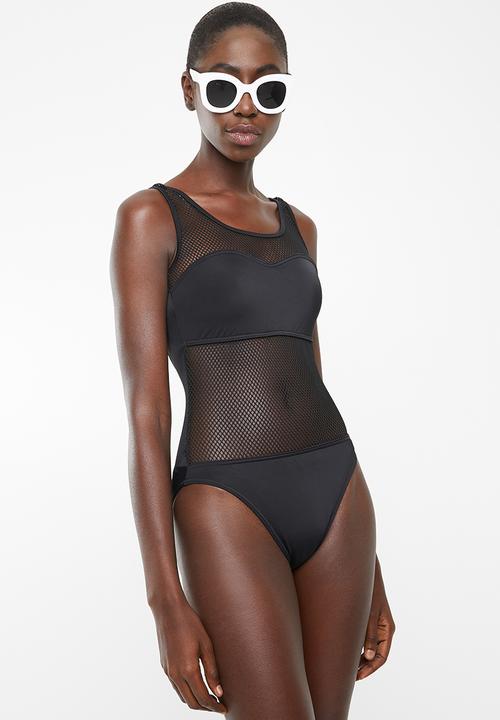 Sun Love - Sporty insert one piece - black