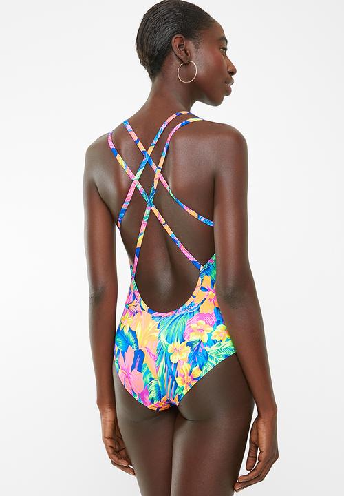 Sun Love - Hawaii strappy one piece - multi
