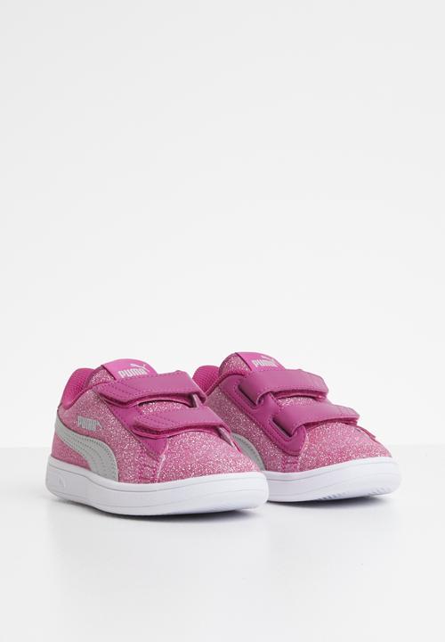 PUMA - Smash v2 glitz glam v sneaker - magenta