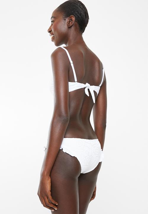 MSH - Tied up bikini bottom - white