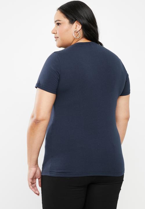 STYLE REPUBLIC PLUS - Influencer T-shirt - navy
