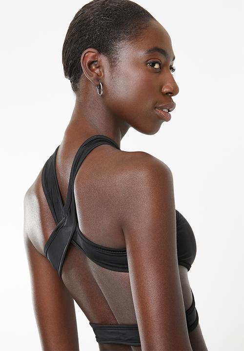 Lithe - Cutout bikini set - black