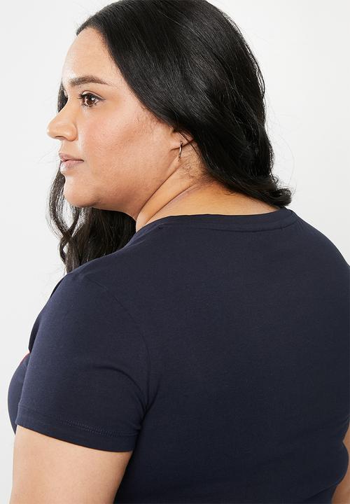 POLO - Plus Kelly short sleeve stretch t-shirt - navy