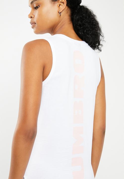 Umbro - Umbro long line vest - white