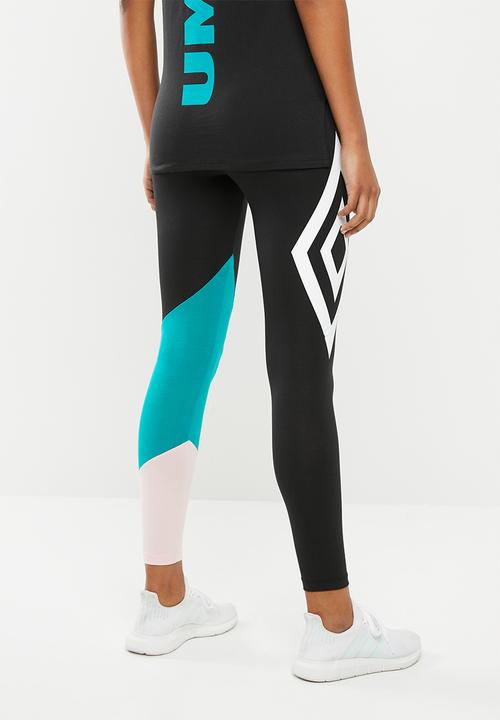 Umbro - Umbro colour block leggings - black
