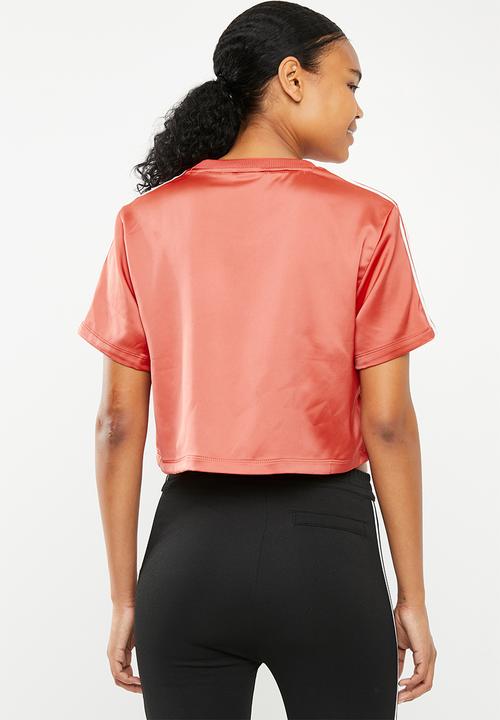 adidas Originals - Satin tee - coral 