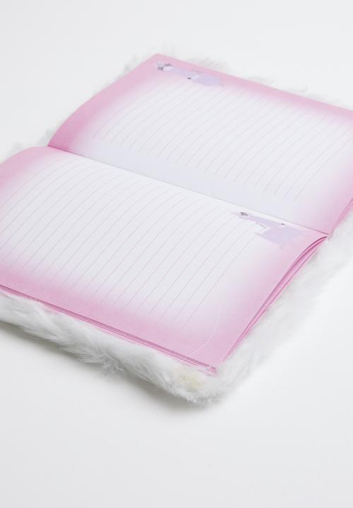 NPW - Famalam furry notebook - white
