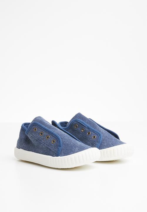 Pop Candy - Canvas slip on - navy