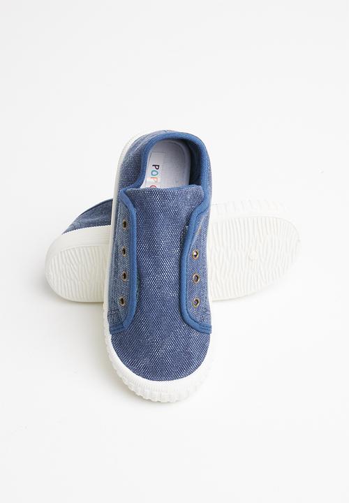 Pop Candy - Canvas slip on - navy