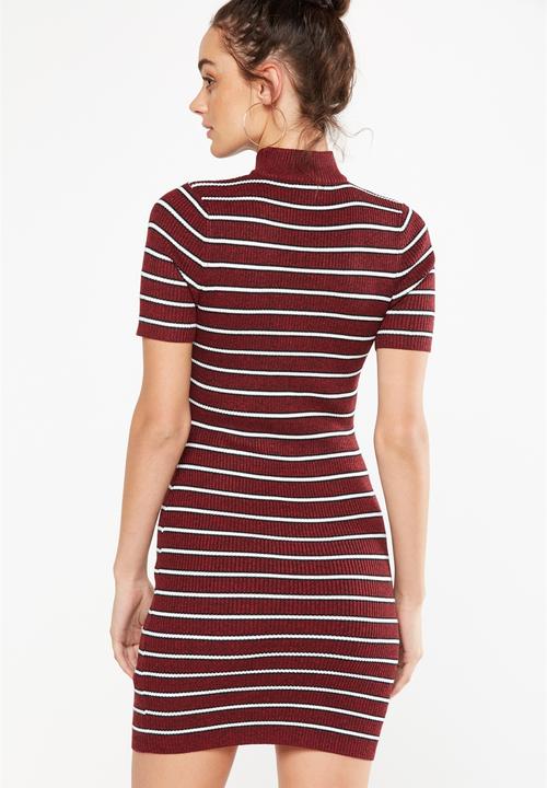 Cotton On - Avon bodycon mini dress - salma stripe