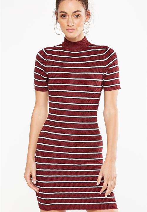 Cotton On - Avon bodycon mini dress - salma stripe