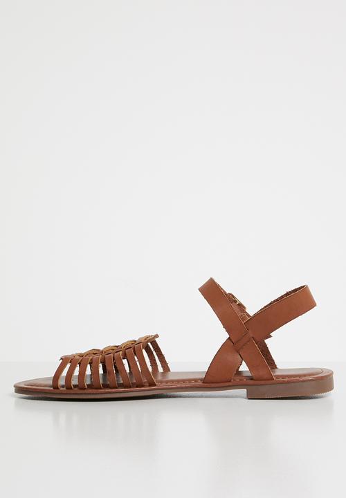 Jada - Woven sandal - tan