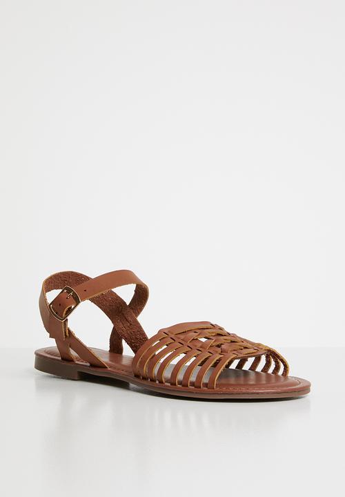 Jada - Woven sandal - tan