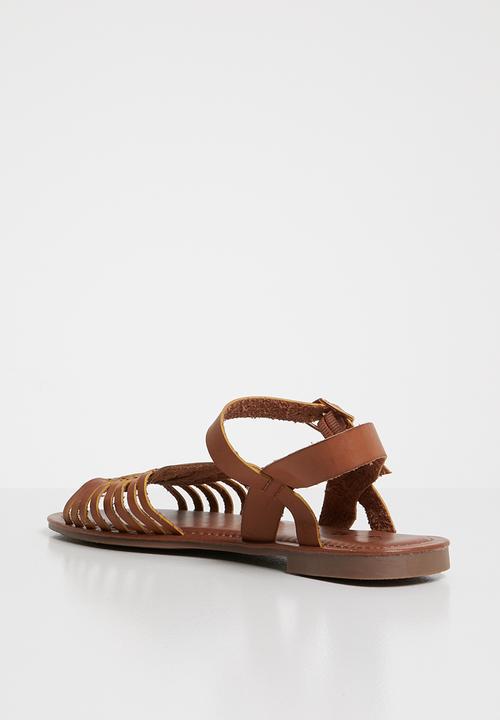 Jada - Woven sandal - tan